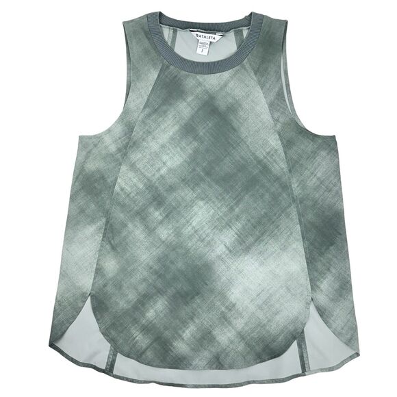ATHLETA Sleeveless Round Neck Zephyr Refined Tank Top Small Green NWOT - Picture 13 of 14
